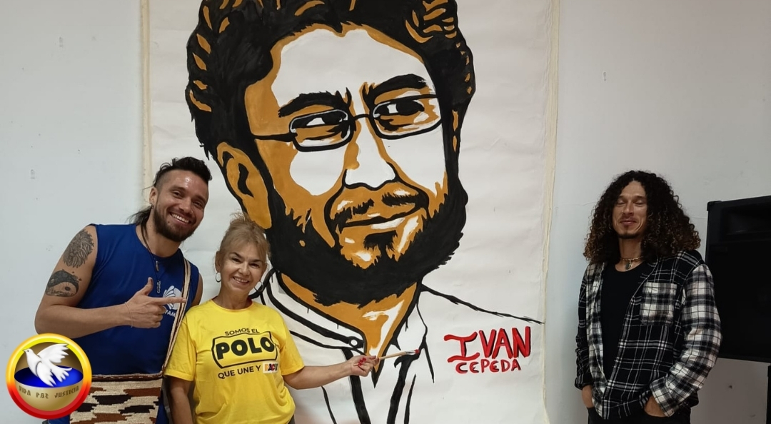 Cuadro de Ivan Cepeda en Madrid