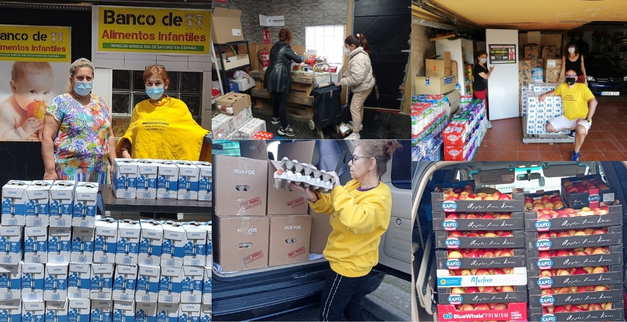 Entrega de Alimentos con el BAI